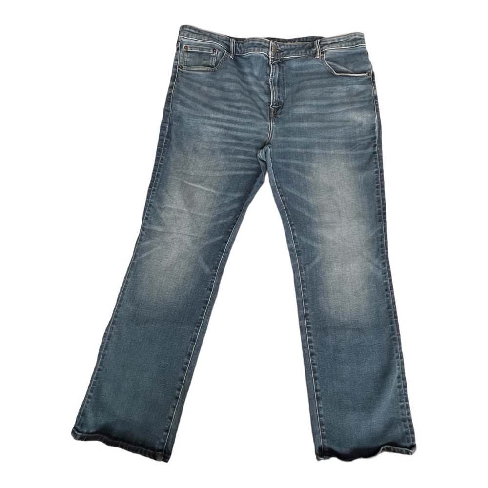 American Eagle Men's Jeans 44x32 Blue Original Bootcut Air flex Denim Cowboy